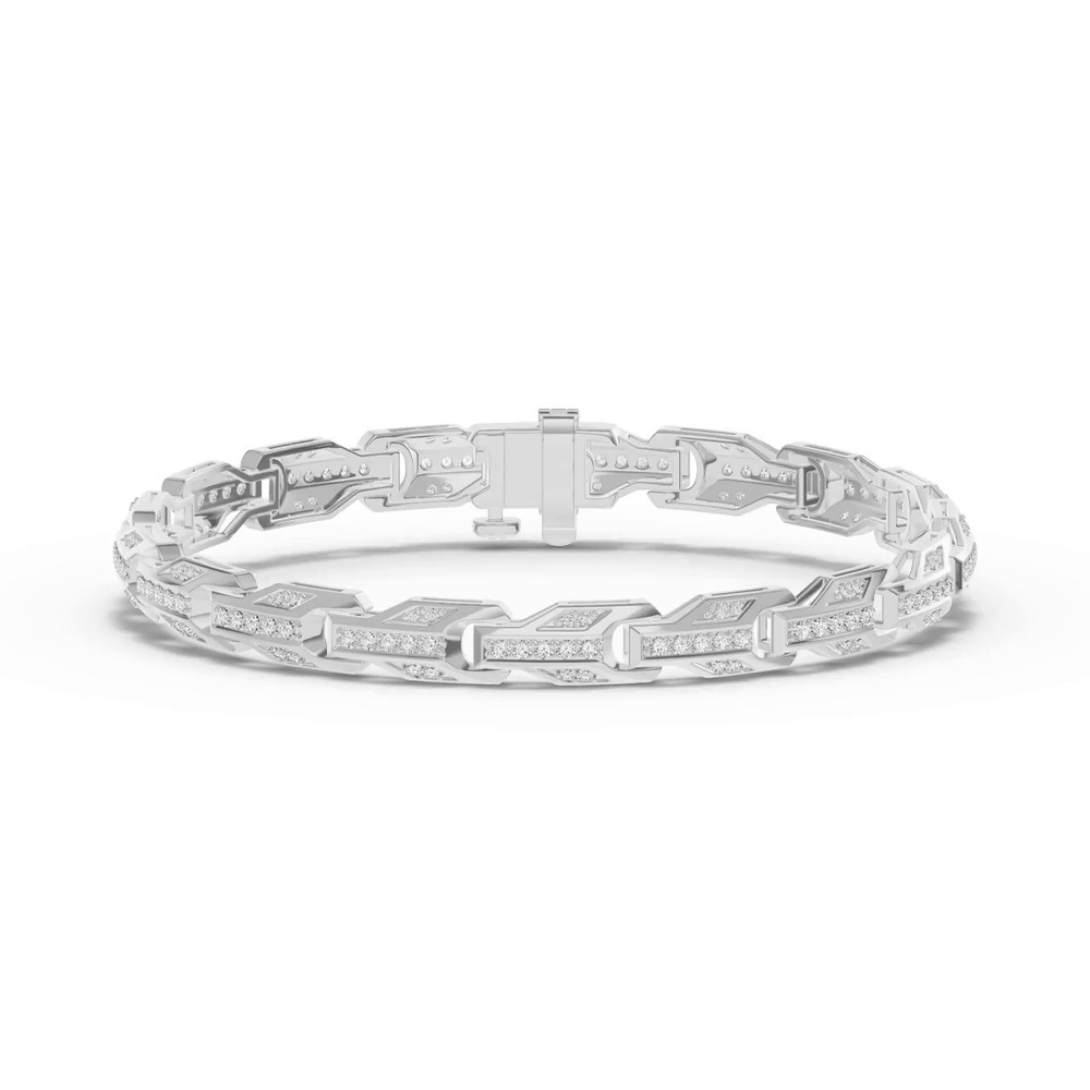 360 degree view of Ferma Diamond Bracelet