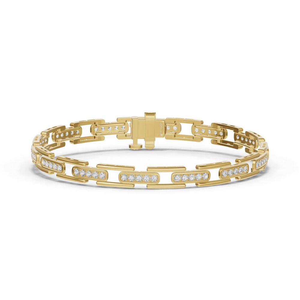 360 degree view of Corvella Lab Diamond Bracelet