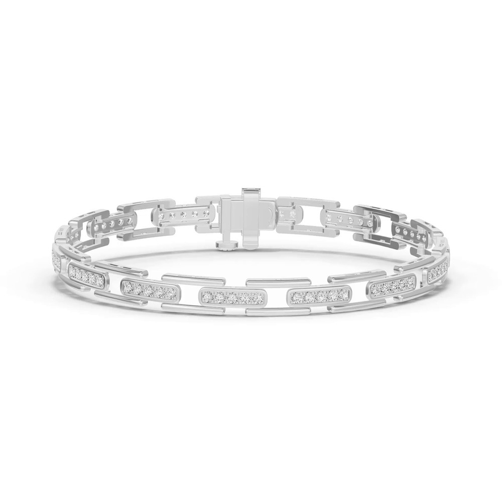 360 degree view of Corvella Lab Diamond Bracelet