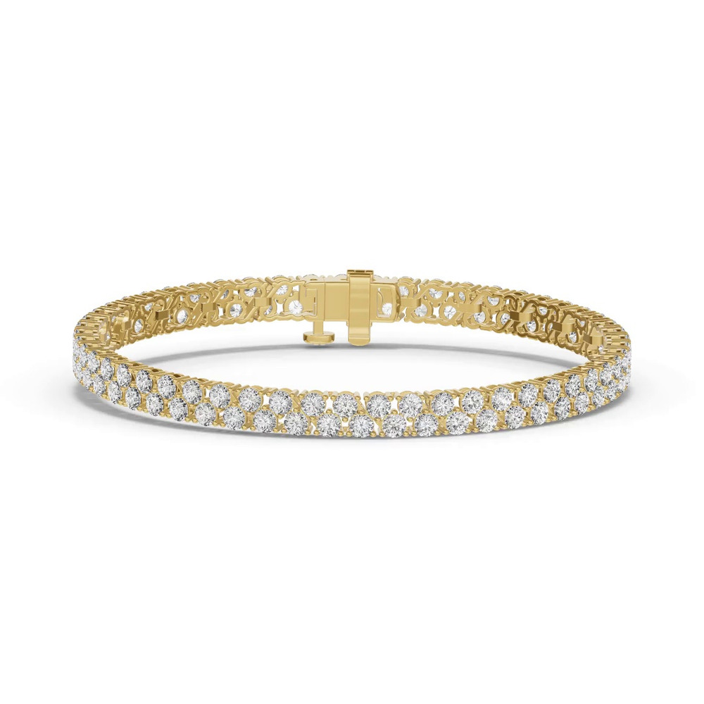 360 degree view of Duovella Lab Diamond Bracelet