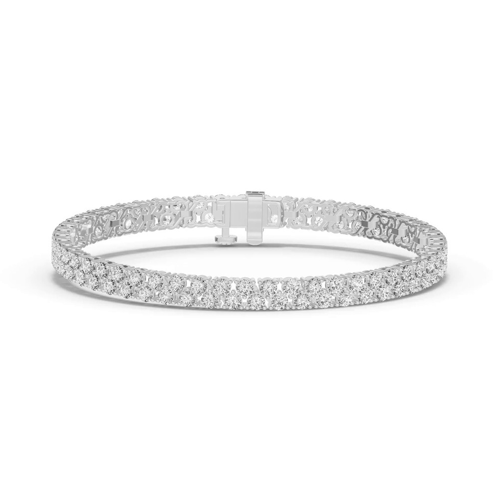 360 degree view of Duovella Lab Diamond Bracelet