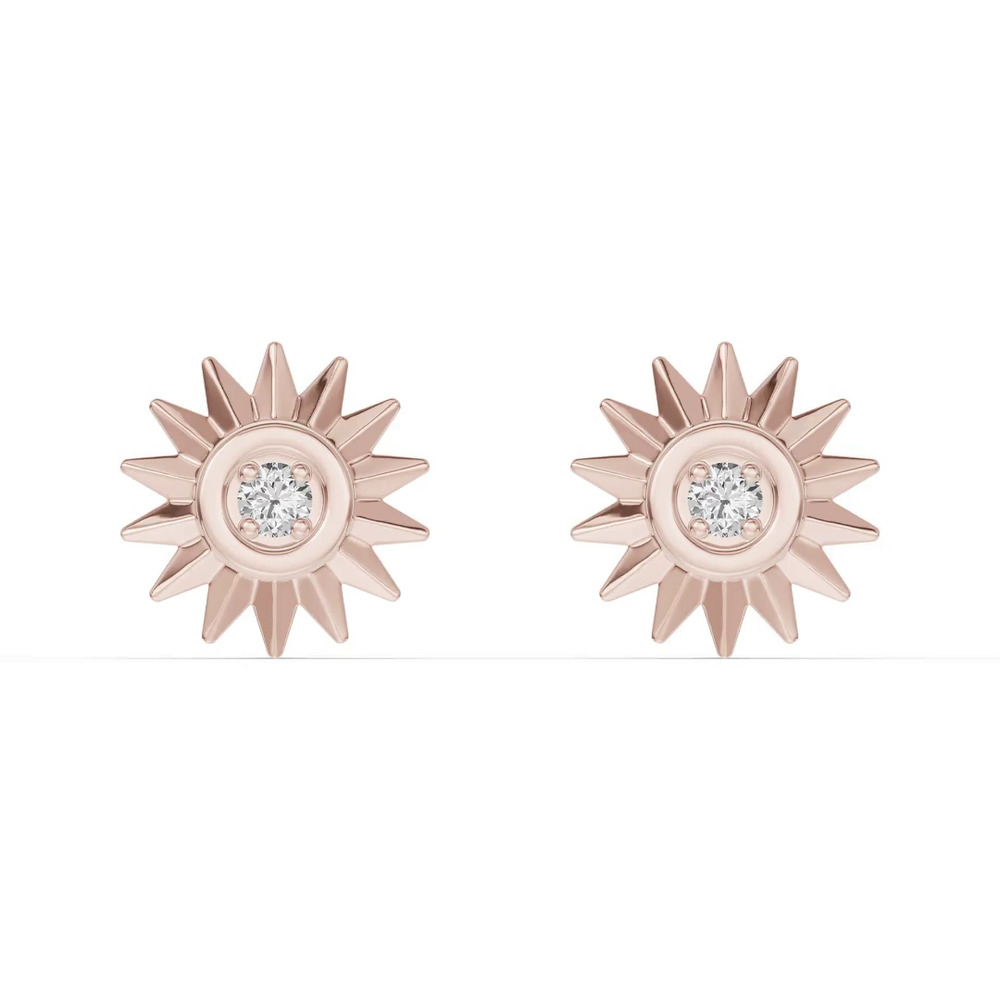 360 degree view of Astril Sol Lab Diamond Earrings