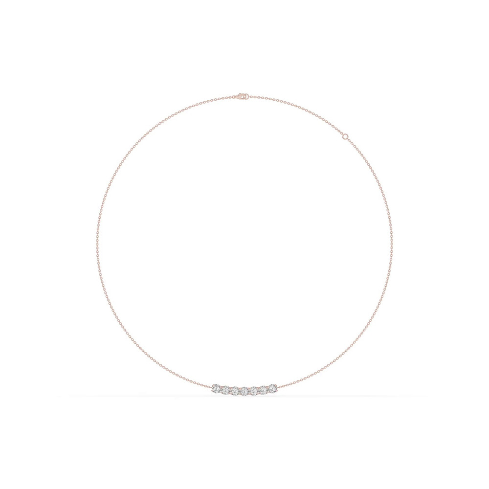 360 degree view of Unity Prong Diamond Bar Necklace (1.75 ct. tw.)