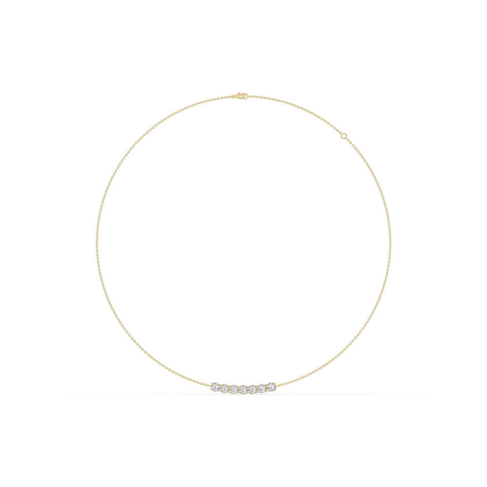 360 degree view of Unity Prong Diamond Bar Necklace (1.75 ct. tw.)