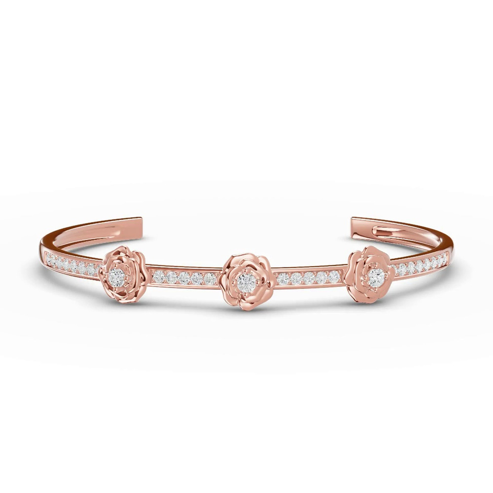 360 degree view of Rosina Diamond Bangle