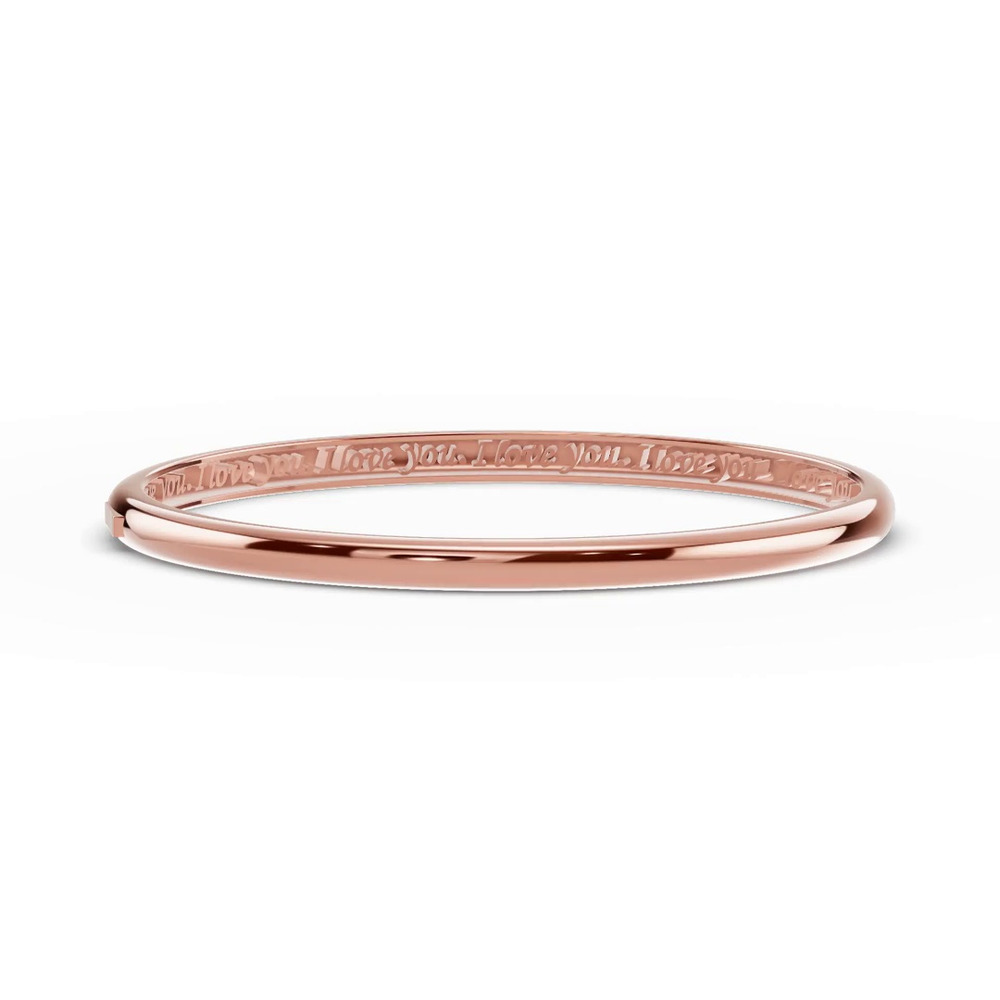360 degree view of Inner Words “I Love You” Bangle