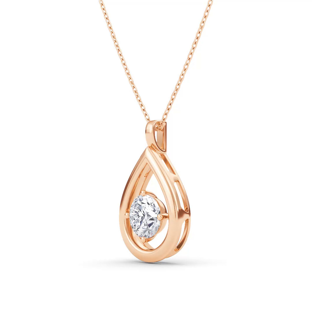360 degree view of Evermotion Teardrop Lab Diamond Pendant (1.00 ct.)