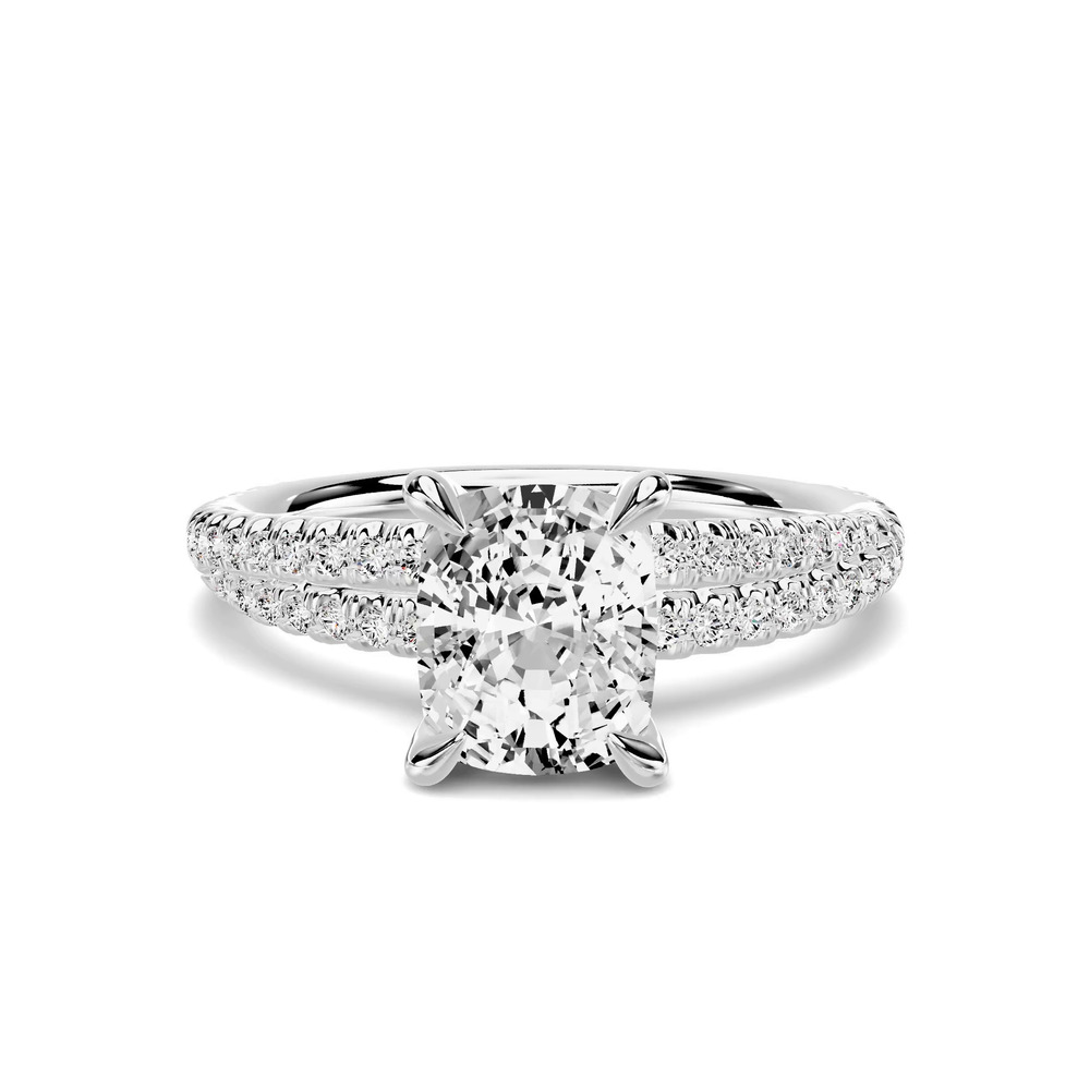 360 degree view of Avalon Crossover 1.00 ct. Elongated Cushion Lab Engagement Ring