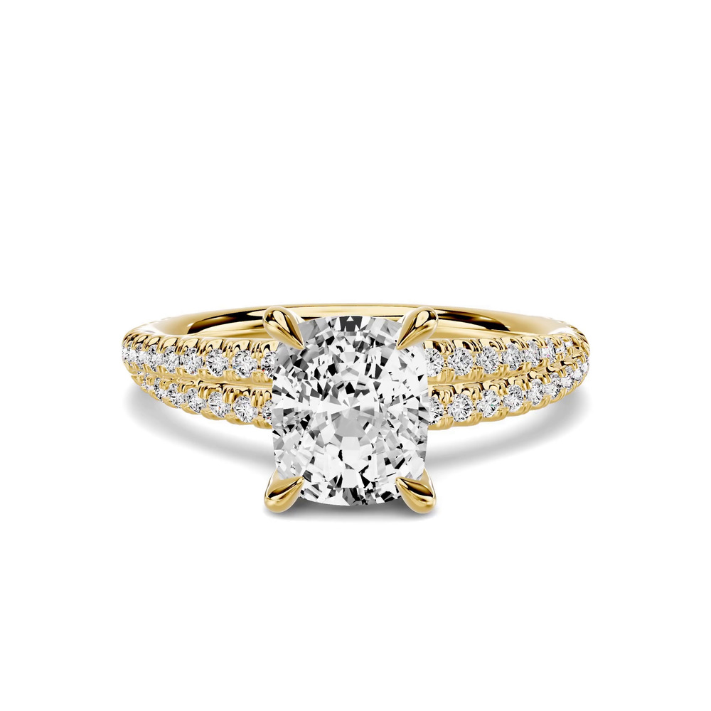 360 degree view of Avalon Crossover 1.00 ct. Elongated Cushion Lab Engagement Ring