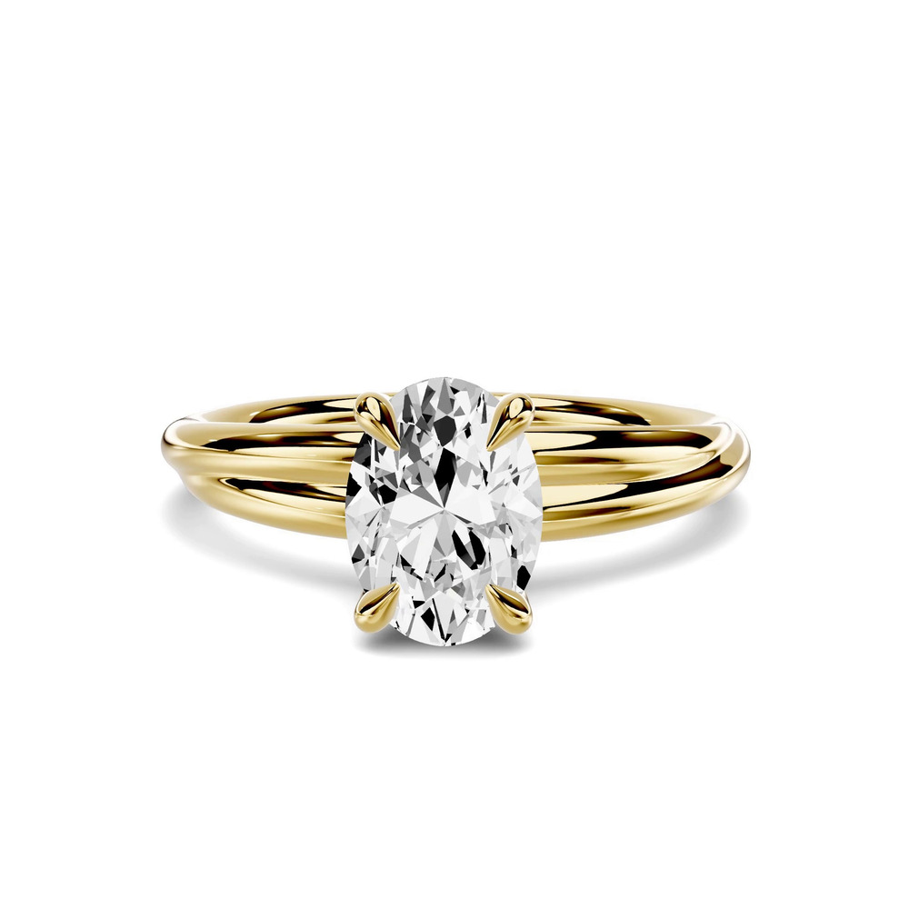 360 degree view of Avalon Crossover 1.00 ct. Oval Lab Engagement Ring