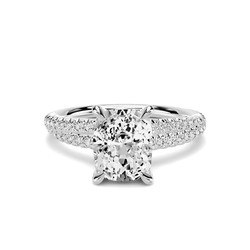 360 degree view of Avalon Crossover 1.50 ct. Elongated Cushion Lab Engagement Ring