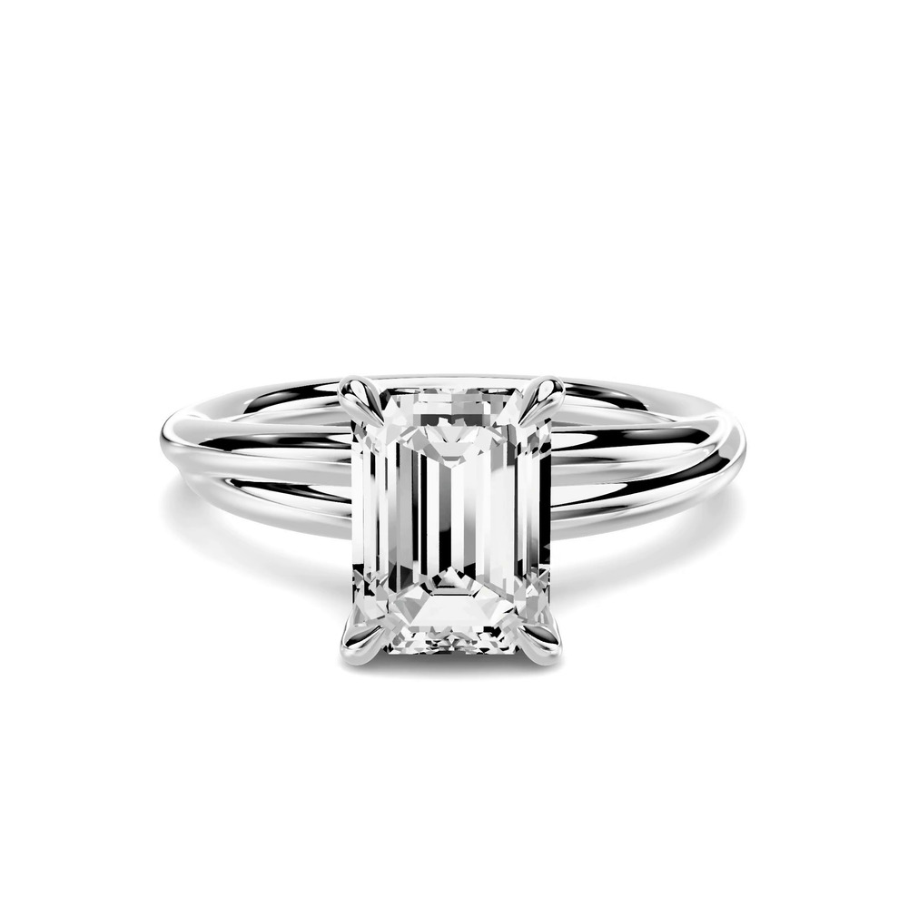 360 degree view of Avalon Crossover 1.50 ct. Emerald-Cut Lab Engagement Ring
