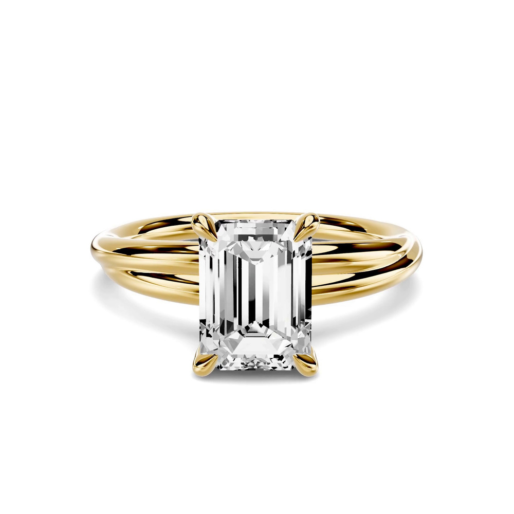 360 degree view of Avalon Crossover 1.50 ct. Emerald-Cut Lab Engagement Ring