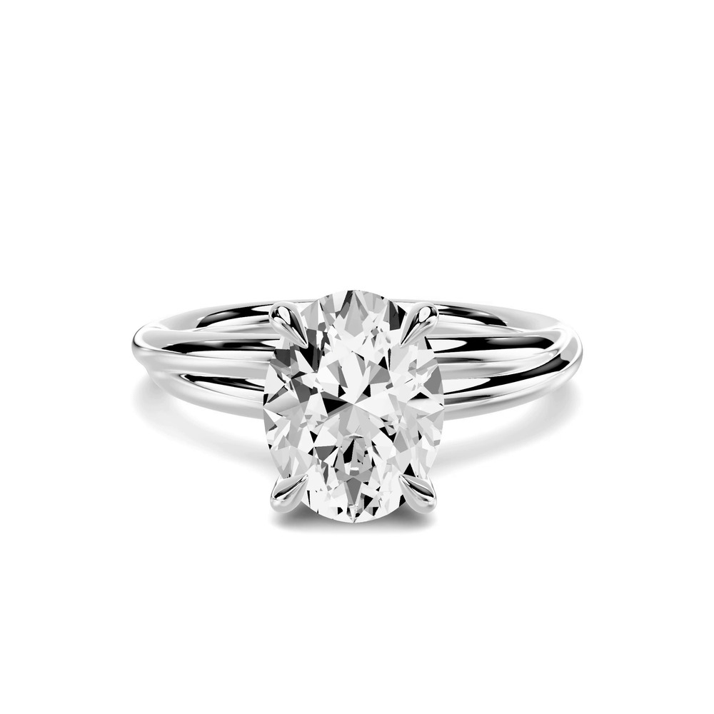 360 degree view of Avalon Crossover 1.50 ct. Oval Lab Engagement Ring