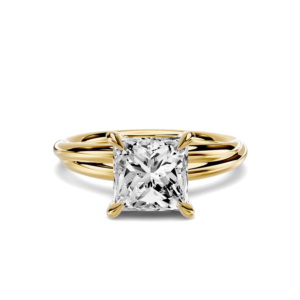 360 degree view of Avalon Crossover 1.50 ct. Princess-Cut Lab Engagement Ring