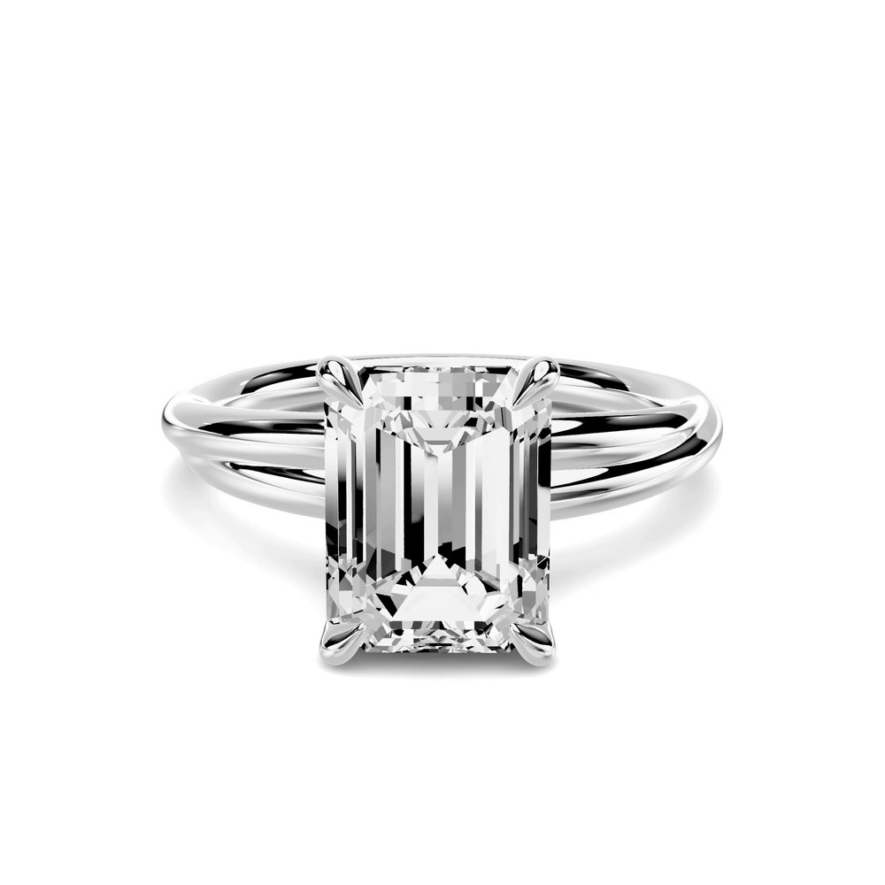 360 degree view of Avalon Crossover 2.50 ct. Emerald-Cut Lab Engagement Ring