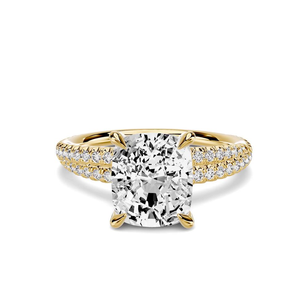 360 degree view of Avalon Crossover 3.00 ct. Elongated Cushion Lab Engagement Ring