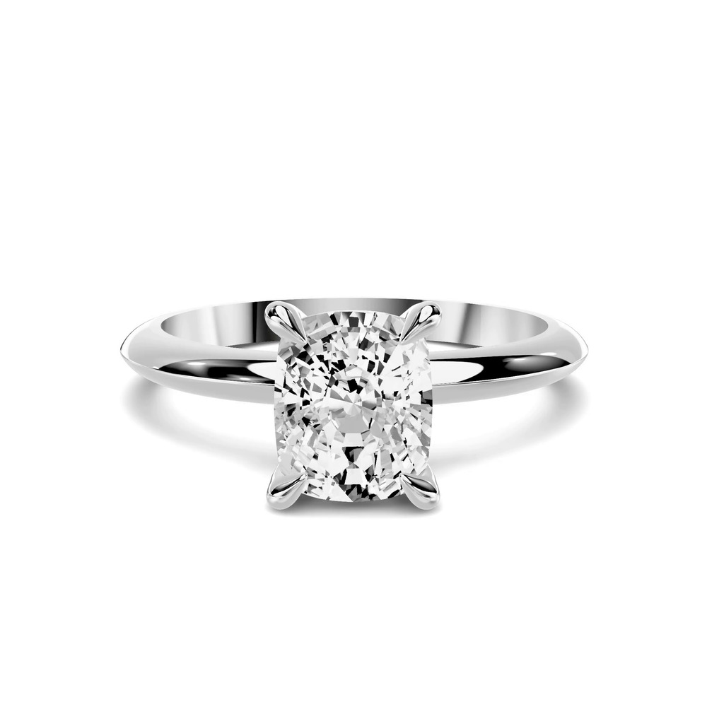 360 degree view of Serra Knife Edge 1.00 ct. Elongated Cushion Lab Engagement Ring (2mm)