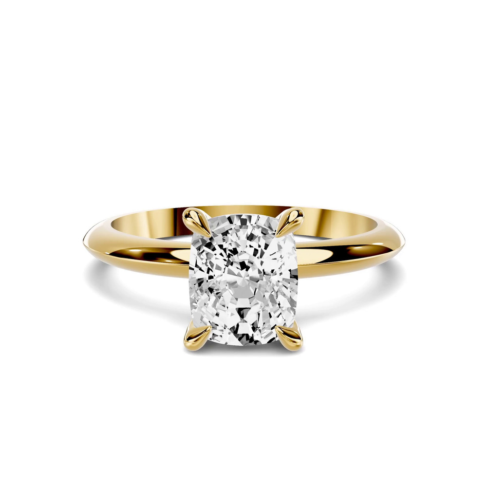 360 degree view of Serra Knife Edge 1.00 ct. Elongated Cushion Lab Engagement Ring (2mm)