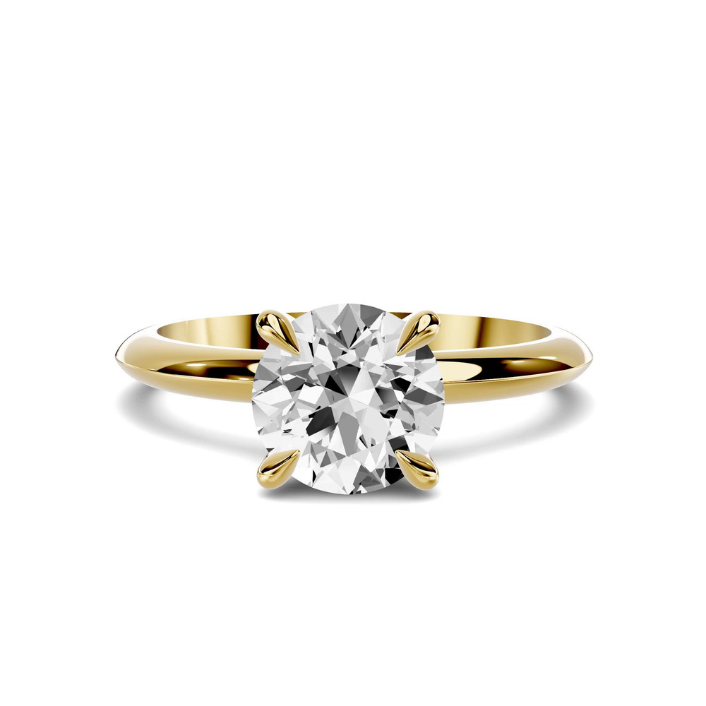 360 degree view of Serra Knife Edge 1.00 ct. Round Lab Engagement Ring (2mm)