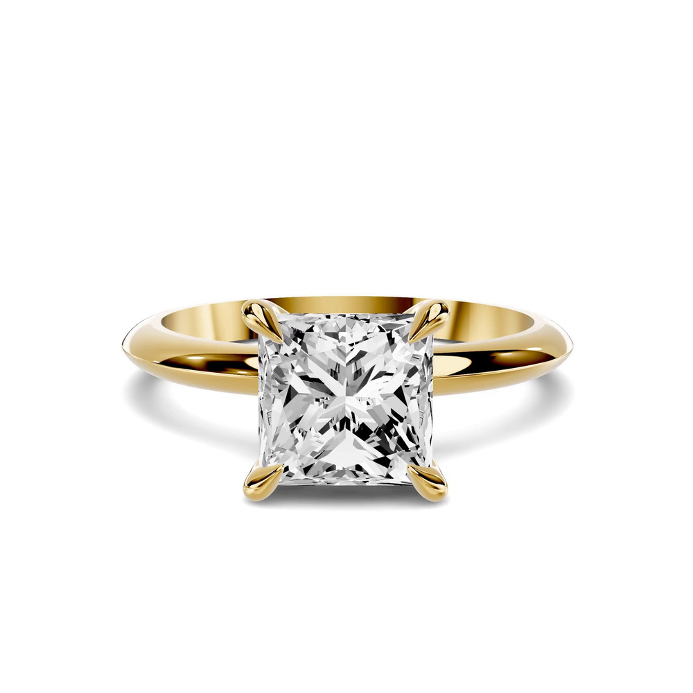 360 degree view of Serra Knife Edge 1.50 ct. Princess-Cut Lab Engagement Ring (2mm)