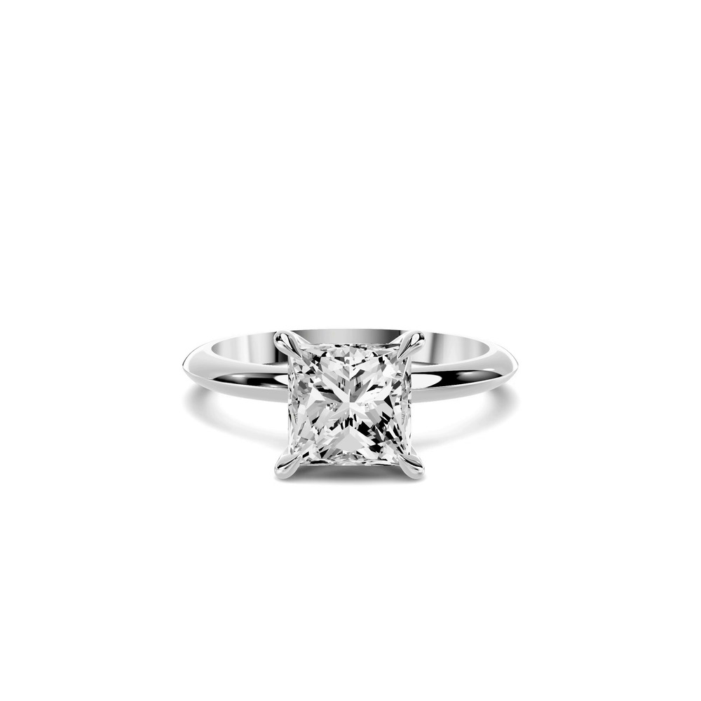 360 degree view of Serra Knife Edge 2.00 ct. Princess-Cut Lab Engagement Ring (2mm)