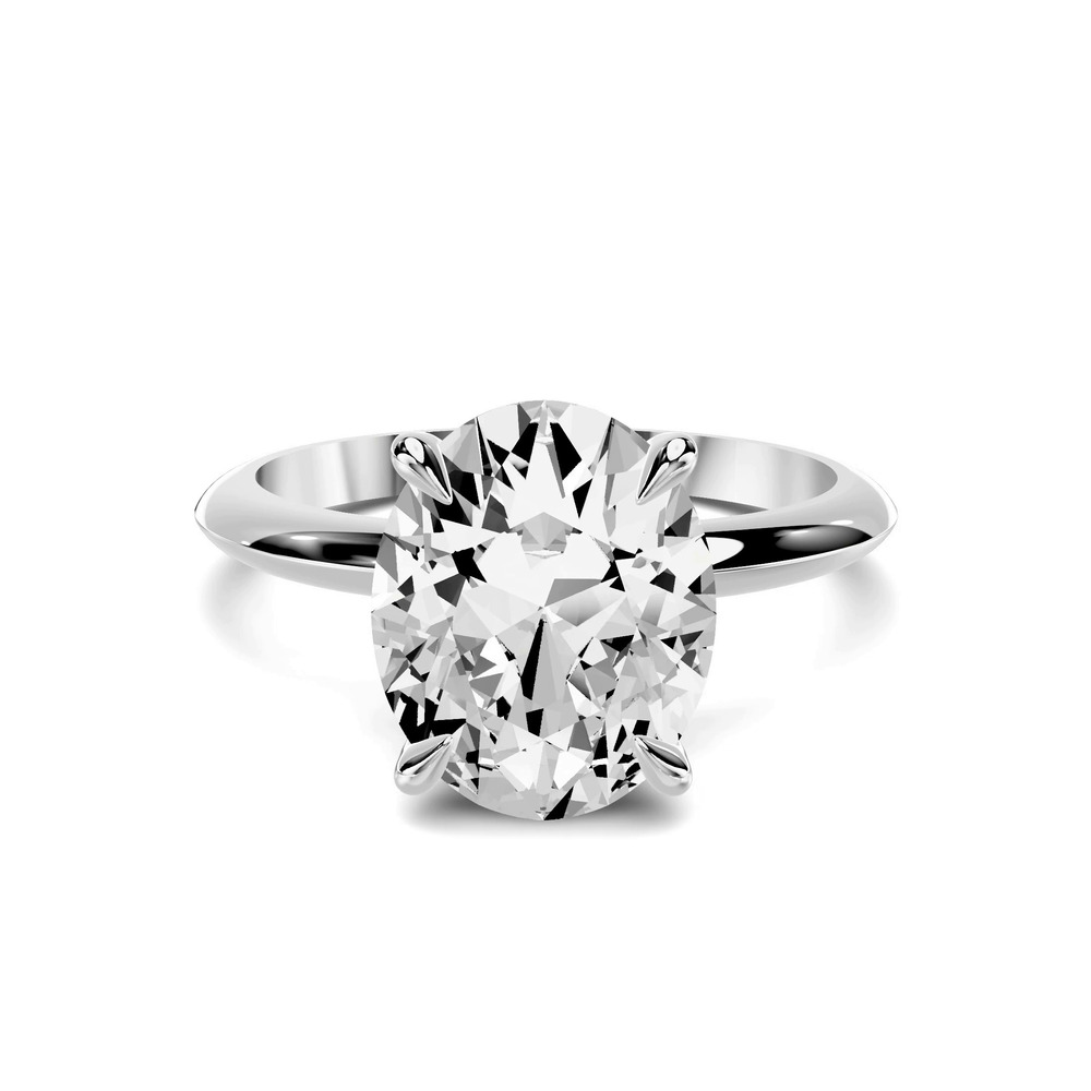 360 degree view of Serra Knife Edge 2.50 ct. Oval Lab Engagement Ring (2mm)