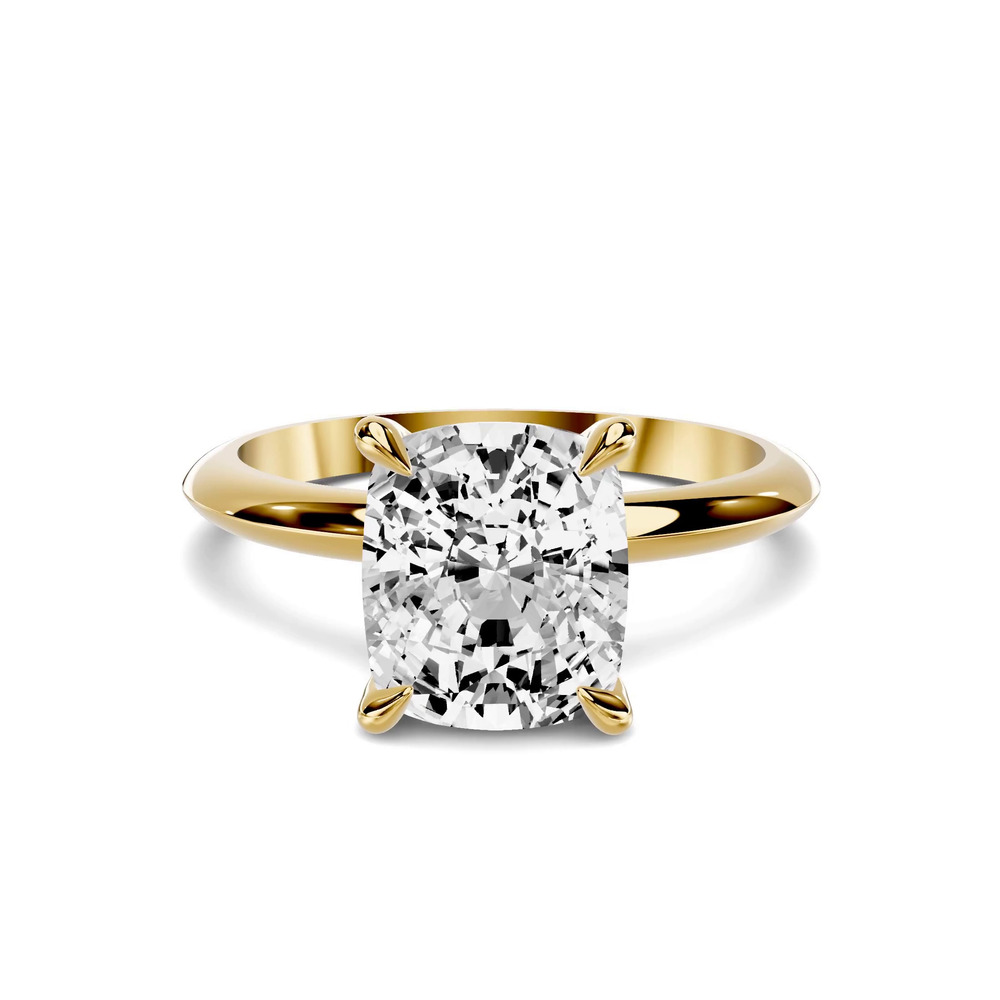 360 degree view of Serra Knife Edge 3.00 ct. Elongated Cushion Lab Engagement Ring (2mm)