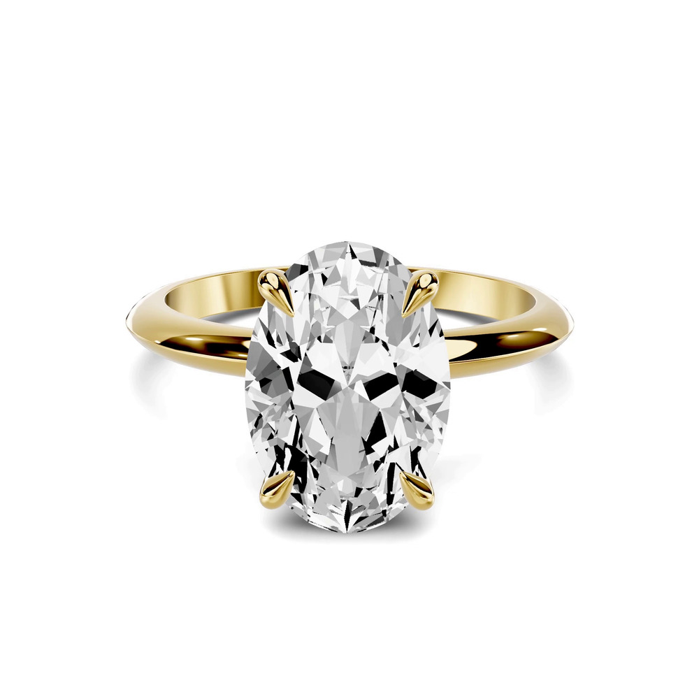 360 degree view of Serra Knife Edge 3.00 ct. Oval Lab Engagement Ring (2mm)