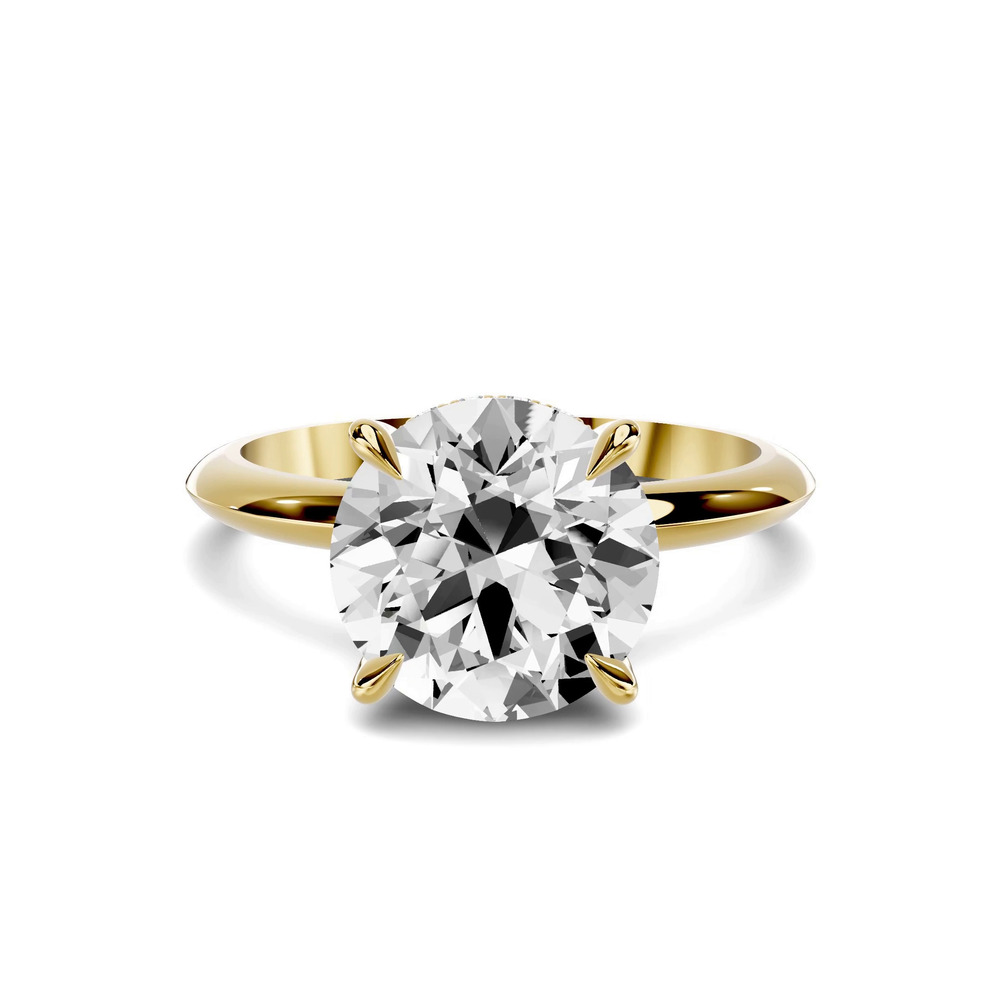 360 degree view of Serra Knife Edge Hidden Halo 2.50 ct. Round Lab Engagement Ring (2mm)
