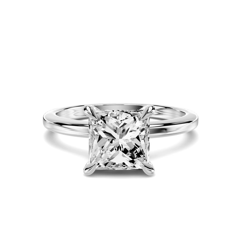 360 degree view of Avalon Classic Solitaire 1.50 ct. Princess-Cut Lab Engagement Ring