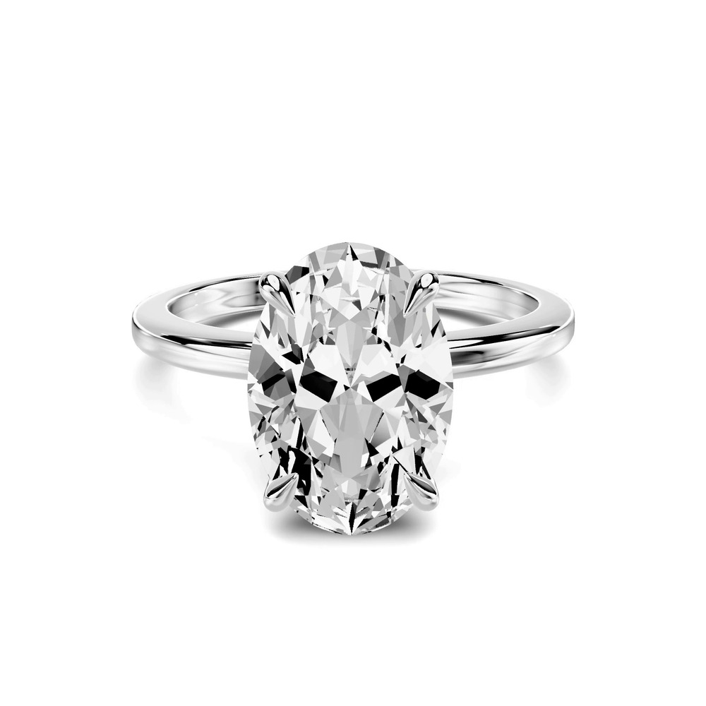 360 degree view of Avalon Classic Solitaire 2.50 ct. Oval Lab Engagement Ring