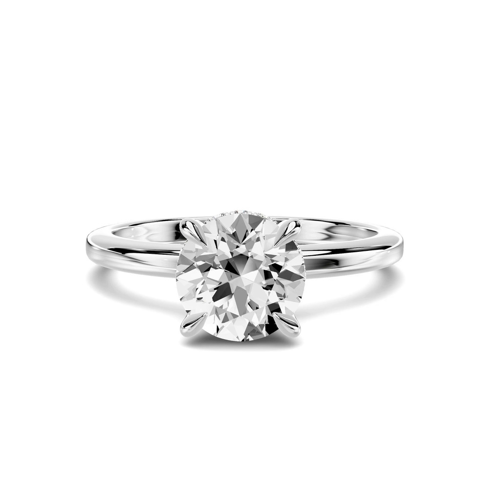 360 degree view of Avalon Classic Hidden Halo 1.00 ct. Round Lab Engagement Ring
