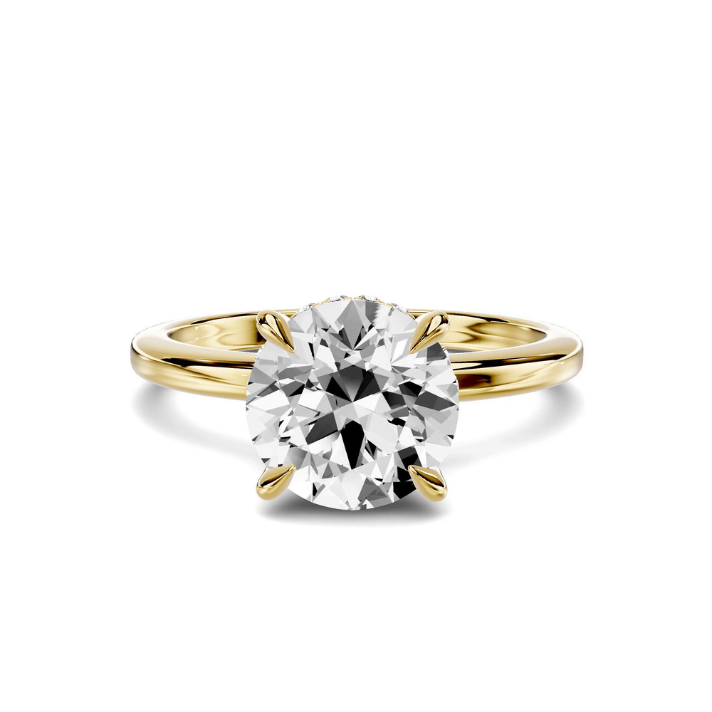 360 degree view of Avalon Classic Hidden Halo 1.50 ct. Round Lab Engagement Ring