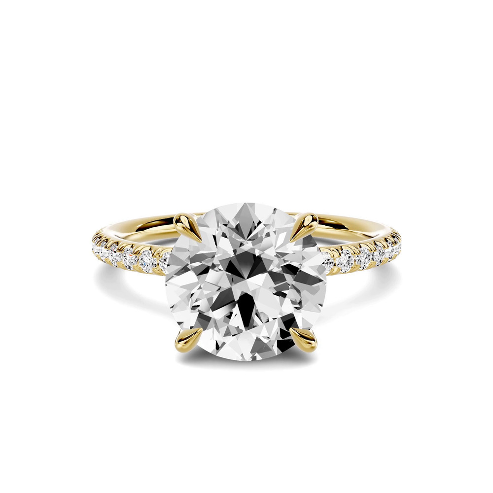 360 degree view of Avalon Classic Pavé 2.50 ct. Round Lab Engagement Ring