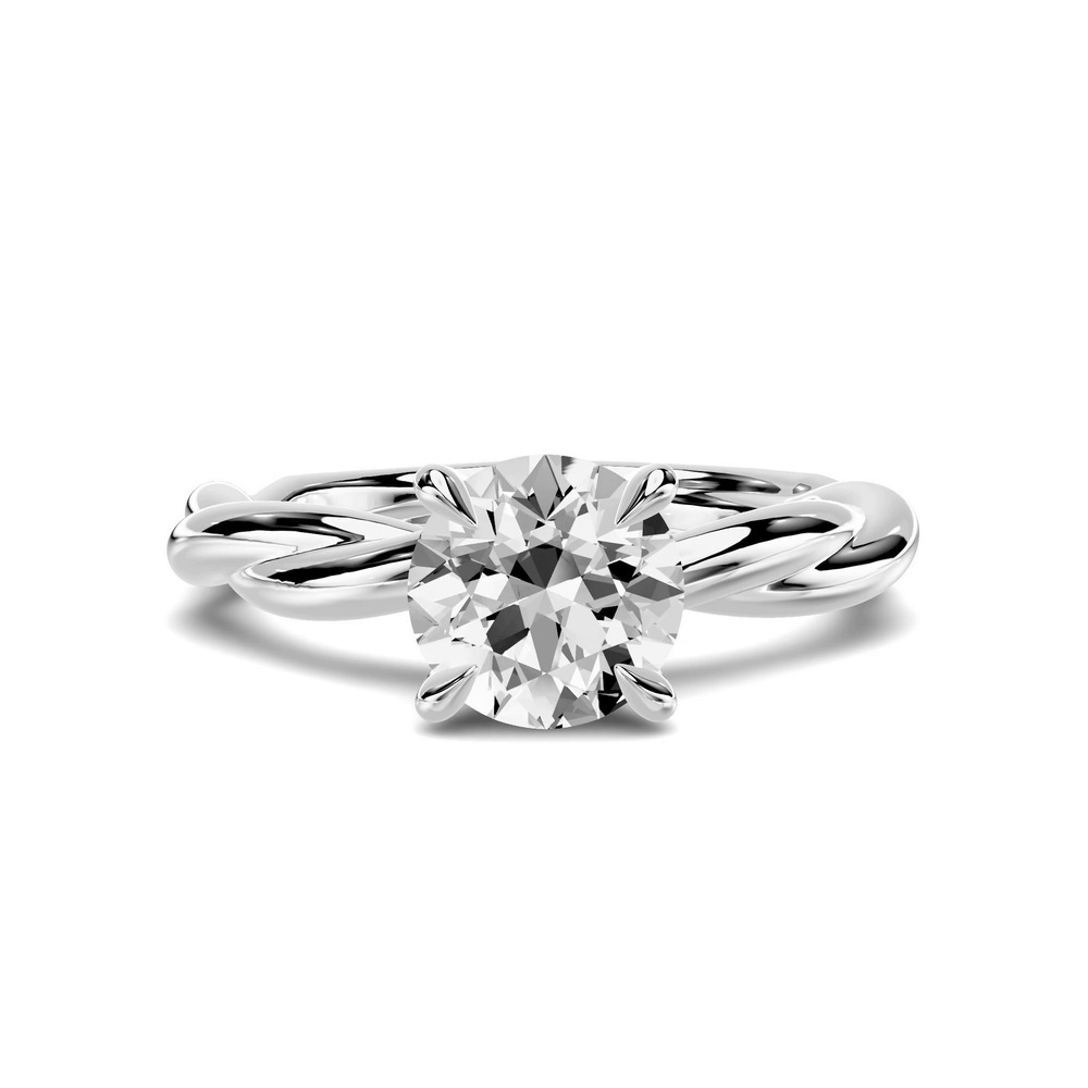 360 degree view of Riona Twist 1.00 ct. Round Lab Engagement Ring