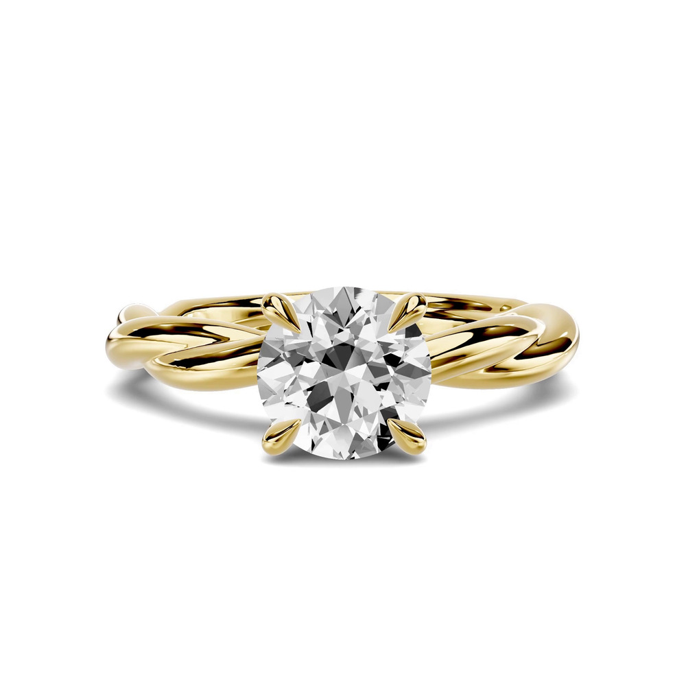 360 degree view of Riona Twist 1.00 ct. Round Lab Engagement Ring