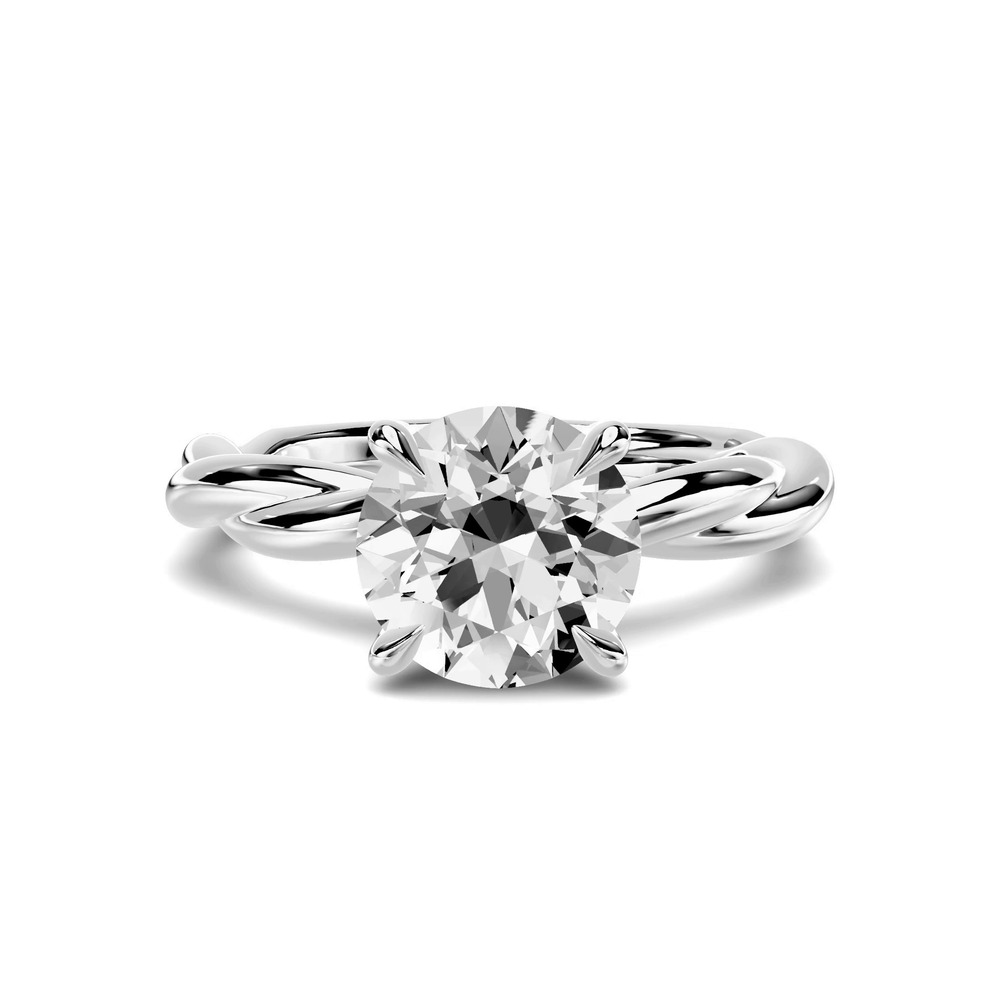 360 degree view of Riona Twist 1.50 ct. Round Lab Engagement Ring