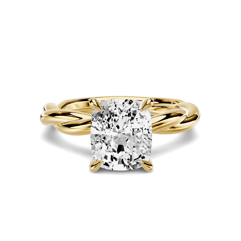 360 degree view of Riona Twist 2.50 ct. Elongated Cushion Lab Engagement Ring