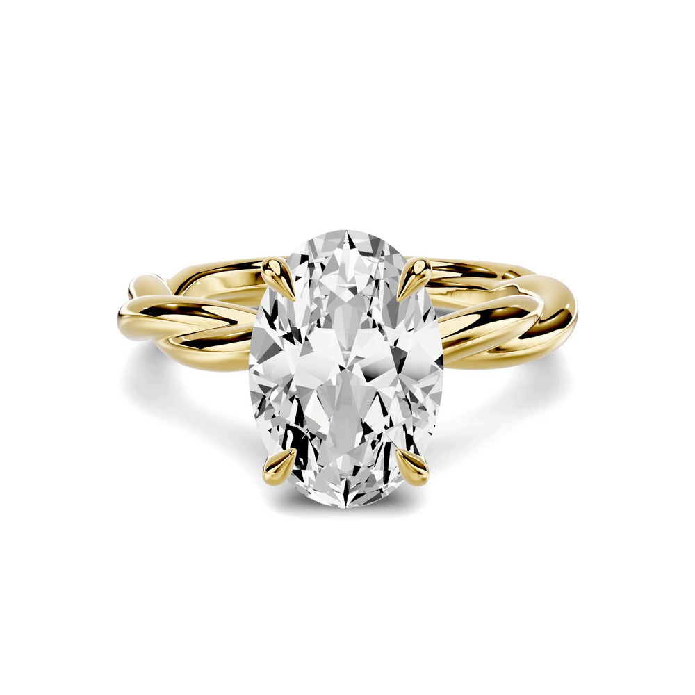360 degree view of Riona Twist 2.50 ct. Oval Lab Engagement Ring