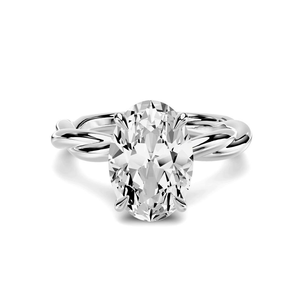 360 degree view of Riona Twist 3.00 ct. Oval Lab Engagement Ring