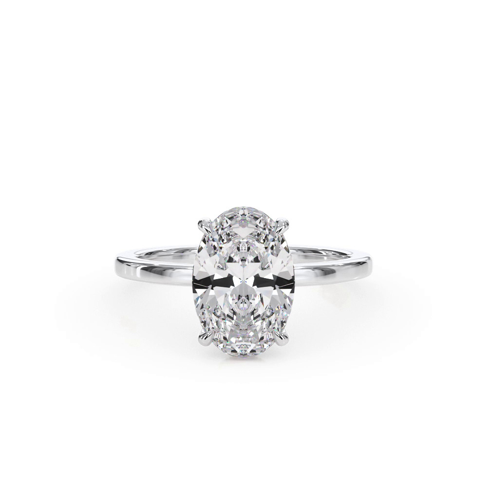 360 degree view of Bellora Hidden Halo 2.00 ct. Oval Lab Engagement Ring