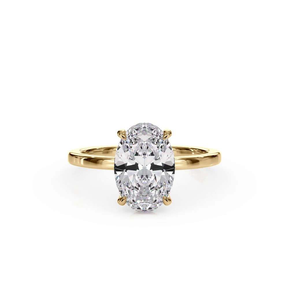 360 degree view of Bellora Hidden Halo 2.00 ct. Oval Lab Engagement Ring