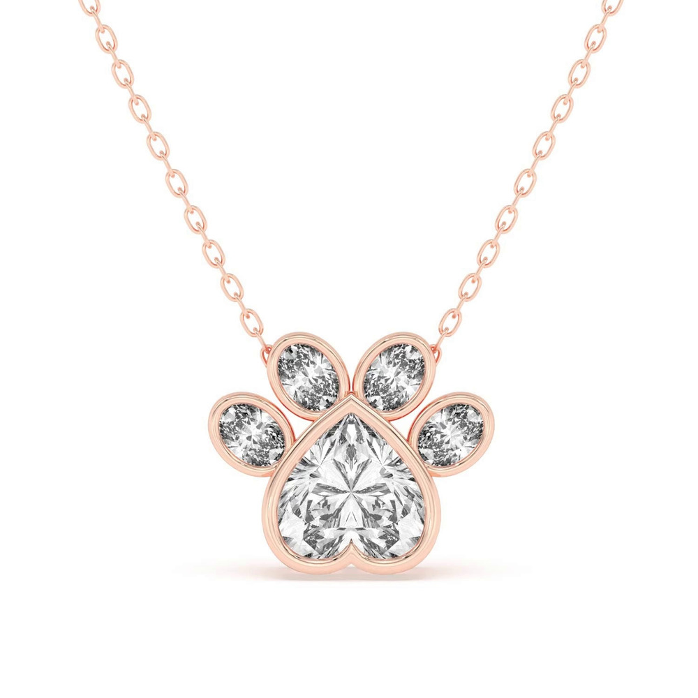 360 degree view of Bella Paw Lab Necklace (2.40 ct. tw.)
