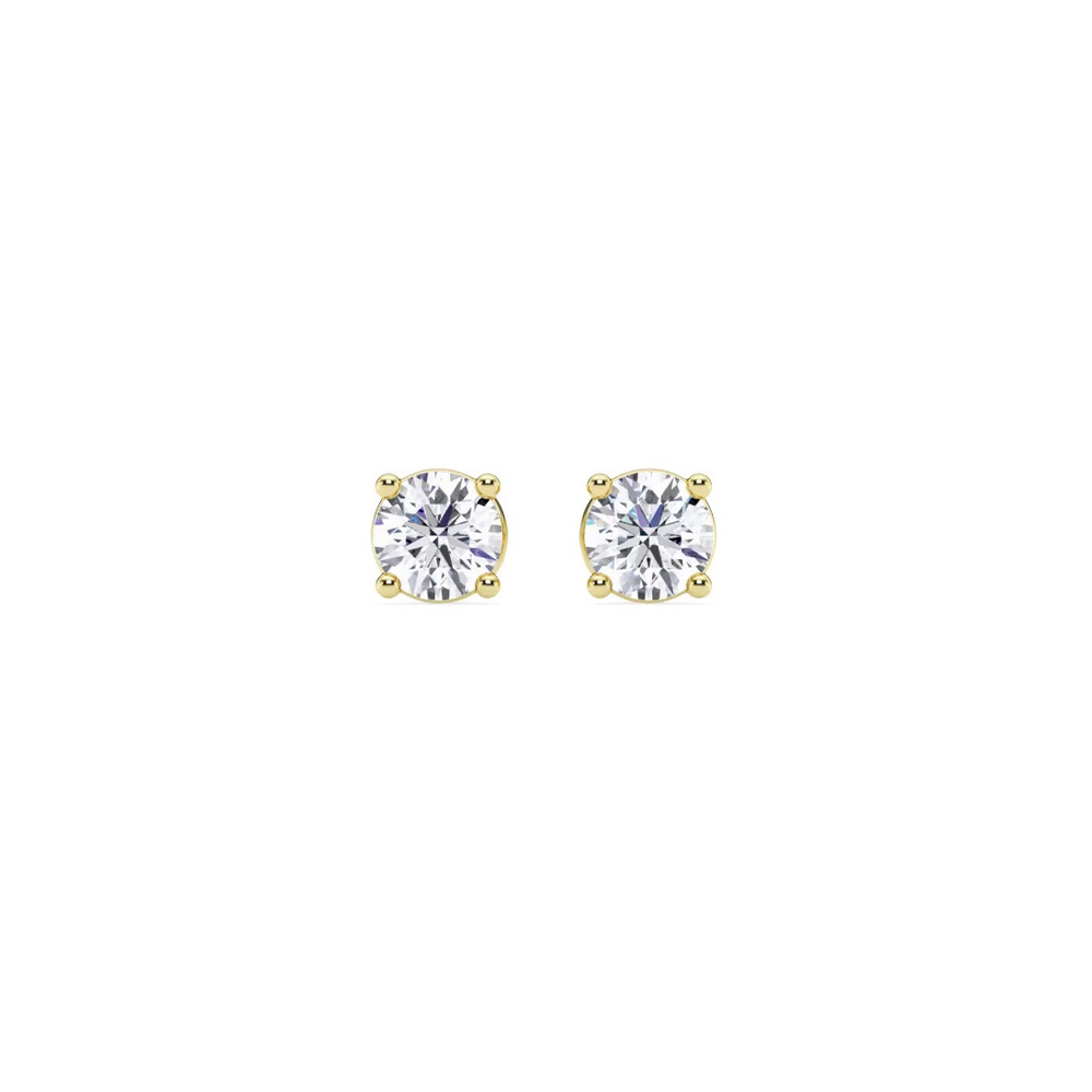 360 degree view of Diamond Stud Screw-Back Earrings (1/2 ct. tw.)