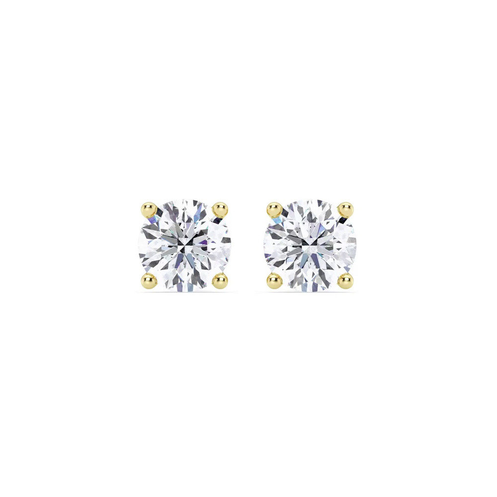 360 degree view of Diamond Stud Screw-Back Earrings (2 ct. tw.)