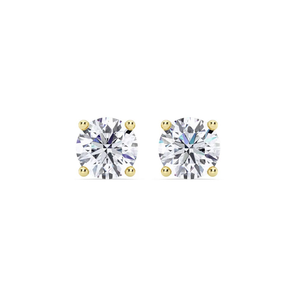 360 degree view of Diamond Stud Screw-Back Earrings (3 ct. tw.)