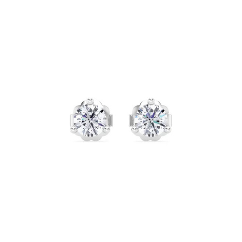 360 degree view of Three-Prong Diamond Martini Earrings (3/4 ct. tw.)