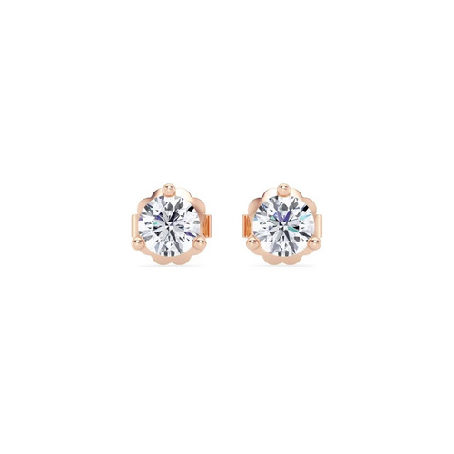 360 degree view of Three-Prong Diamond Martini Earrings (3/4 ct. tw.)