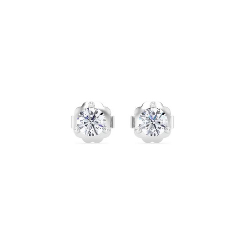 360 degree view of Three-Prong Diamond Martini Earrings (1/4 ct. tw.)
